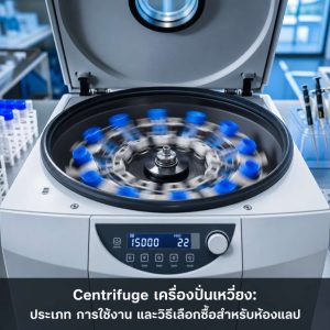Centrifuge เครื่องปั่นเหวี่ยง: ประเภท การใช้งาน และวิธีเลือกซื้อสำหรับห้องแลป