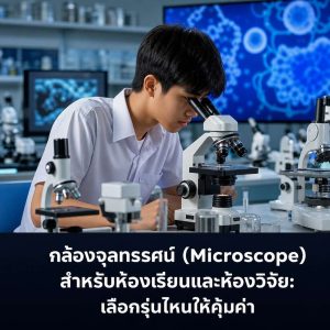 กล้องจุลทรรศน์ (Microscope) สำหรับห้องเรียนและห้องวิจัย: เลือกรุ่นไหนให้คุ้มค่า