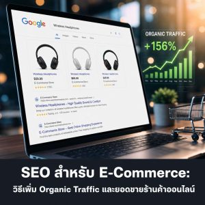 SEO สำหรับ E-Commerce: วิธีเพิ่ม Organic Traffic และยอดขายร้านค้าออนไลน์