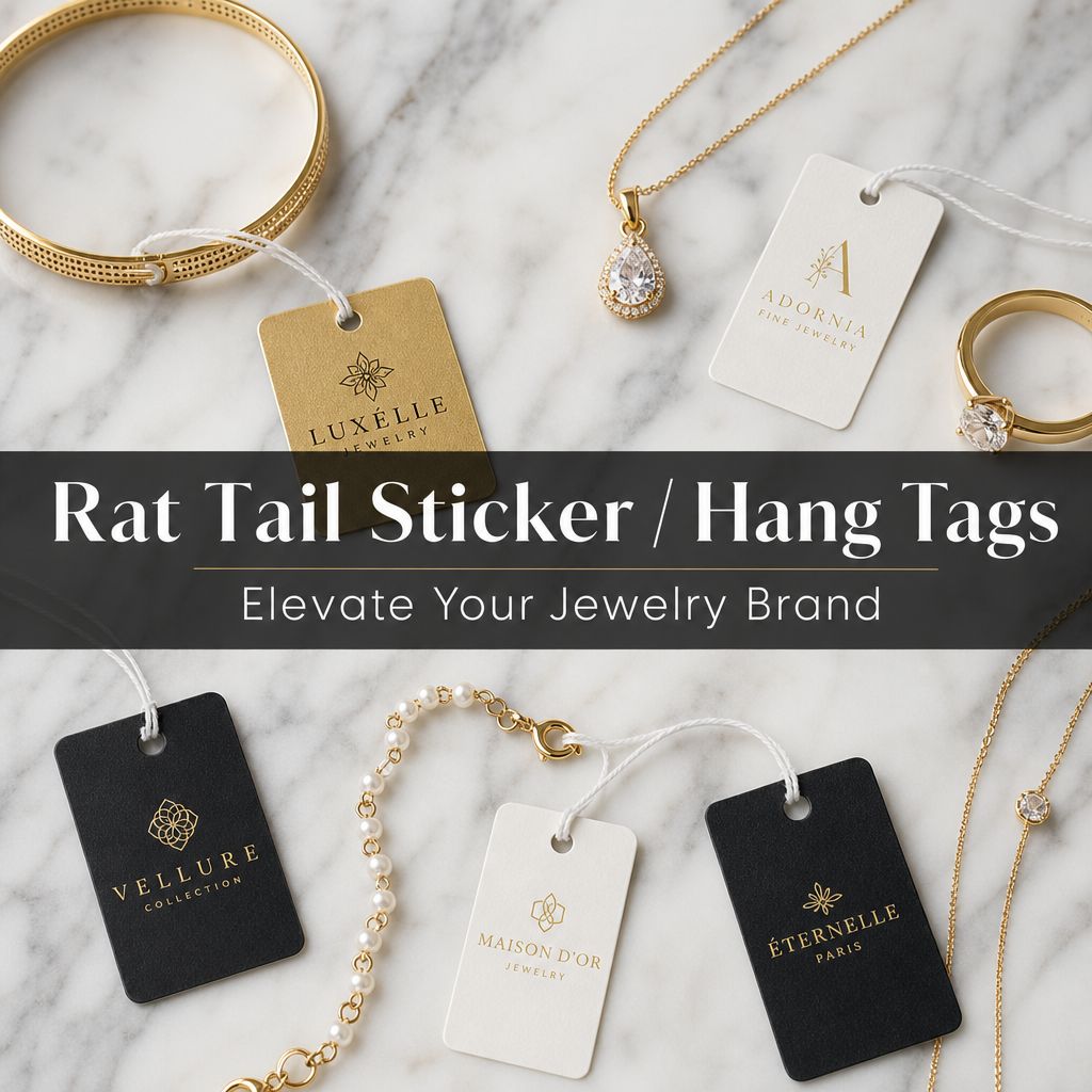 Rat Tail Sticker: The Complete Guide to Hang Tags That Elevate Your Jewelry Brand's Retail Experience