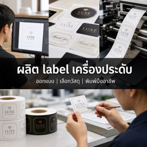 ผลิต label เครื่องประดับ: กระบวนการตั้งแต่ออกแบบ เลือกวัสดุ ไปจนถึงพิมพ์ label มืออาชีพพร้อมใช้